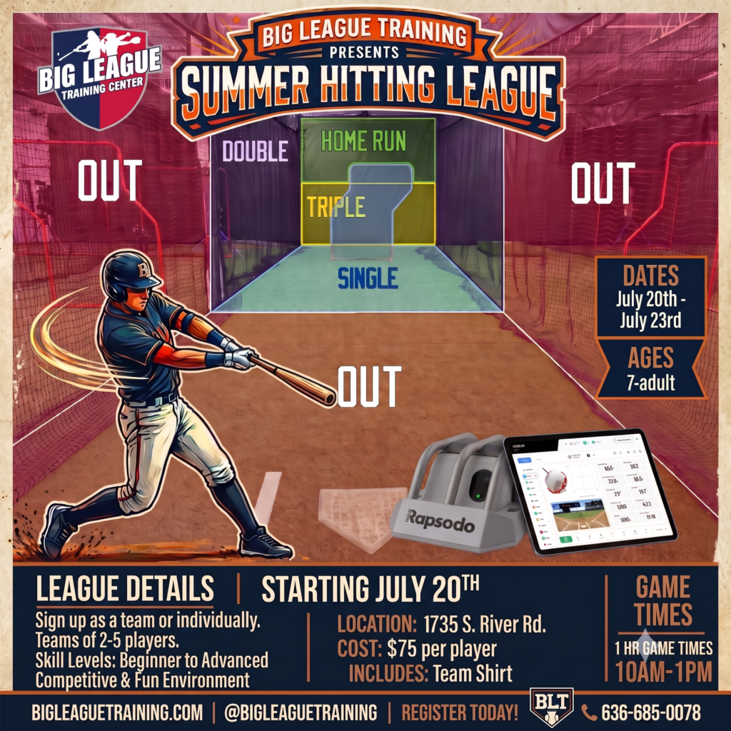 Big League Training Hitting League St. Charles Missouri Summer