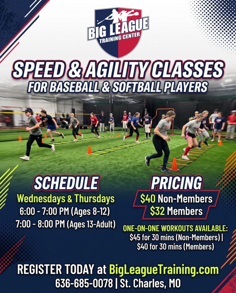 Speed and Agility Classes for Baseball and Softball Players in St. Charles, MO